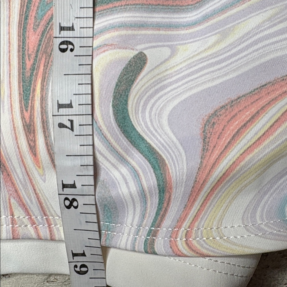 Old Navy High Rise Powersoft Swirl Marble Skort Go-dry 4X NWT!l - Picture 9 of 13